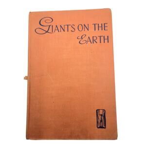 Giants on Earth 1940‎ Debra Pessin Rare Vintage Judaica Historical Hardcover